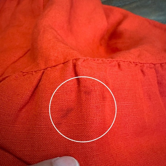 SOLID & STRIPED The Peasant Midi Dress in Candy Red - Picture 7 of 14